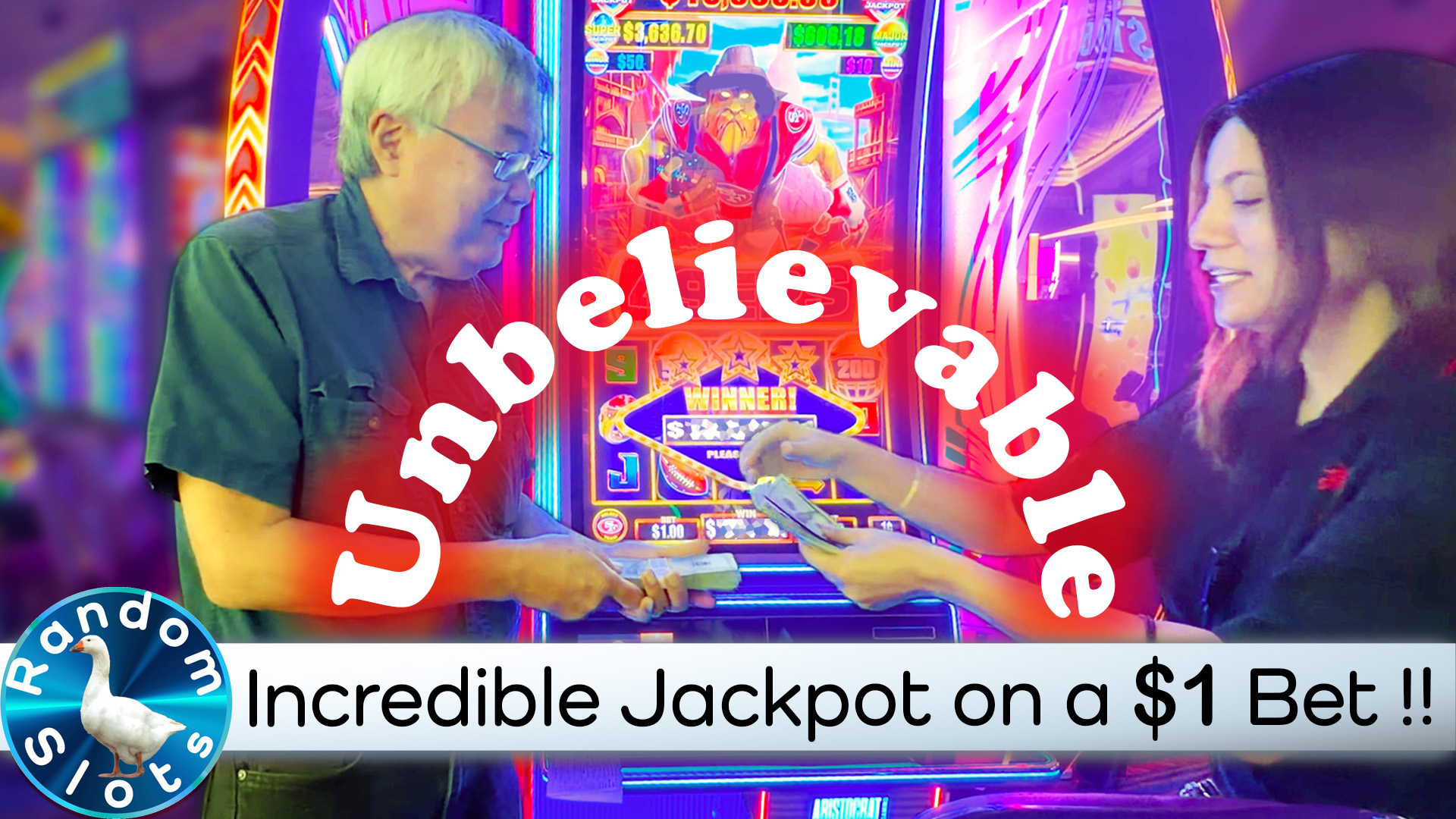 Incredible Jackpot on a $1 Bet